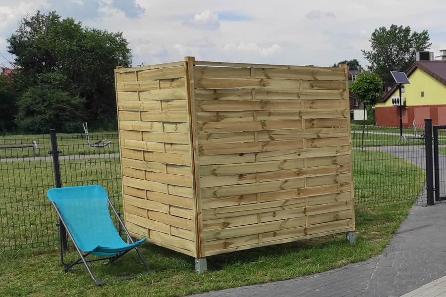 Wodny Plac Zabaw - nowa przebieralnia.