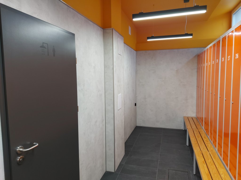 Nowe szatnie przy ul. Dąbrowskiego 113