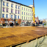 Budowa lodowiska na Rynku
