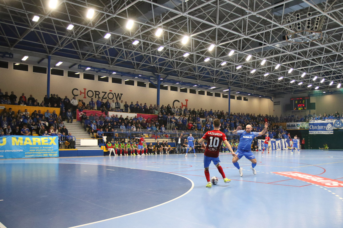 Mecz Ruch Chorzów Futsal - Piast Gliwice.