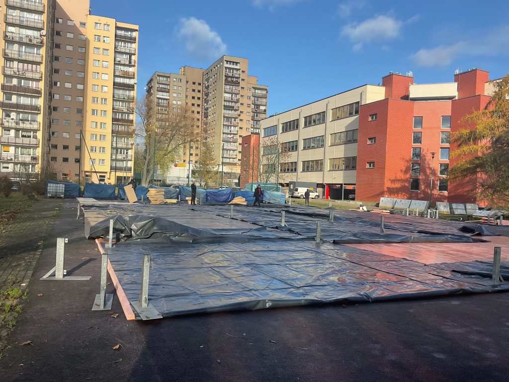 Budowa Lodowiska przy ul. Ryszki