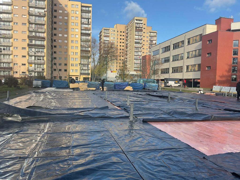 Budowa Lodowiska przy ul. Ryszki