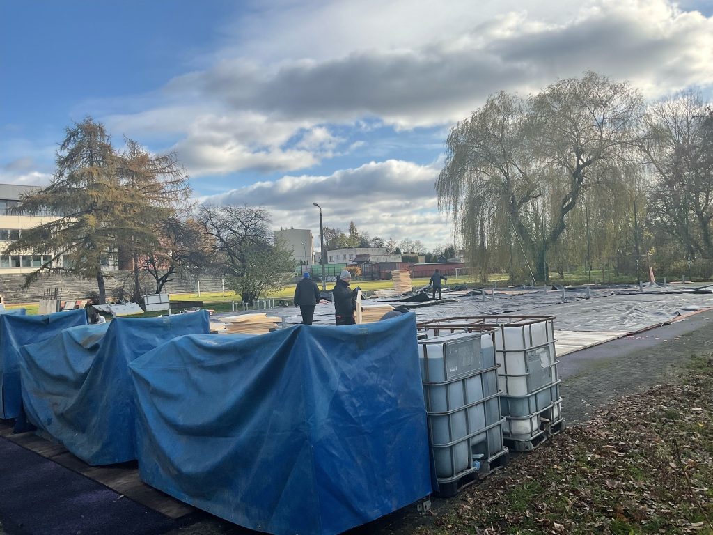 Budowa Lodowiska przy ul. Ryszki